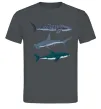 Мужская футболка Три акули Графит фото