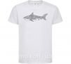 Дитяча футболка Узор акулы Білий фото