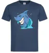 Чоловіча футболка Посмішка акули Темно-синій фото