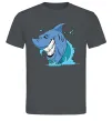 Чоловіча футболка Посмішка акули Графіт фото