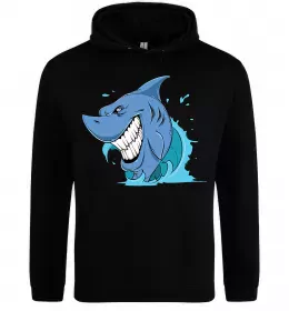 Чоловіча толстовка (худі) Shark is my spirit animal Чорний фото