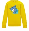 Детский Свитшот Посмішка акули Солнечно желтый фото