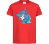 Дитяча футболка Посмішка акули Червоний фото
