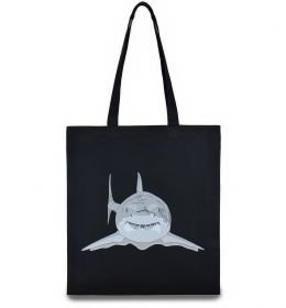 Еко-сумка Блакитно-cіра акула