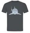 Чоловіча футболка Блакитно-cіра акула Графіт Чоловіча футболка Блакитно-cіра акула Графіт фото