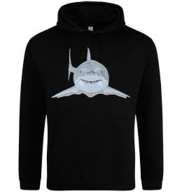 Чоловіча толстовка (худі) Блакитно-cіра акула