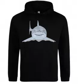Чоловіча толстовка (худі) Shark is my spirit animal Чорний фото