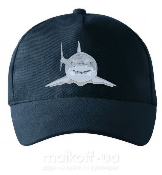 Кепка Голубо-cерая акула Темно-синий фото