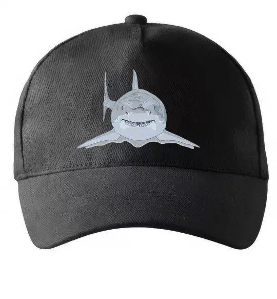 Кепка Блакитно-cіра акула Чорний фото