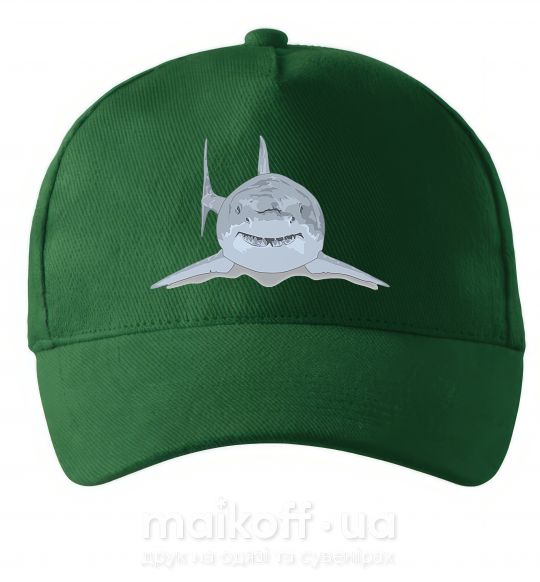 Кепка Голубо-cерая акула Темно-зелений фото