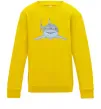 Детский Свитшот Блакитно-cіра акула Солнечно желтый Детский Свитшот Блакитно-cіра акула Солнечно желтый фото