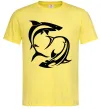Чоловіча футболка Дві акули Лимонний фото