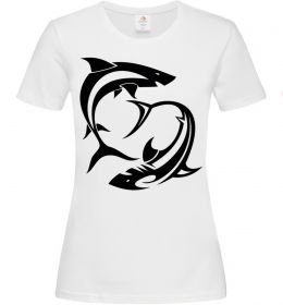 Женская футболка Дві акули