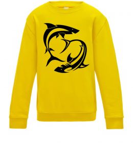 Дитячий світшот Дві акули Дитячий світшот Дві акули