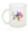 Чашка стеклянная Бабочка краски Фроузен фото