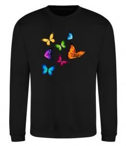 Світшот Різнокольорові метелики Світшот Різнокольорові метелики