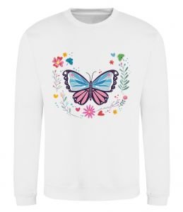 Свитшот Метелики в квітах