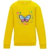 Детский Свитшот Метелики в квітах Солнечно желтый фото