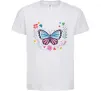 Детская футболка Метелики в квітах Белый Детская футболка Метелики в квітах Белый фото