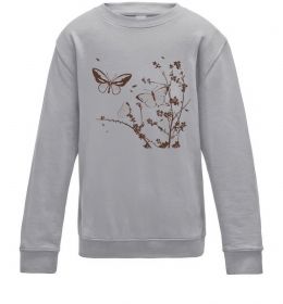 Детский Свитшот Метелики на гілках