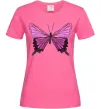 Женская футболка Фіолетово-рожевий метелик Ярко-розовый Женская футболка Фіолетово-рожевий метелик Ярко-розовый фото