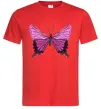 Мужская футболка Фіолетово-рожевий метелик Красный Мужская футболка Фіолетово-рожевий метелик Красный фото