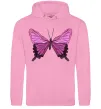 Женская толстовка (худи) Фіолетово-рожевий метелик Розовый фото