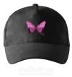 Кепка Фиолетовая бабочка Черный фото