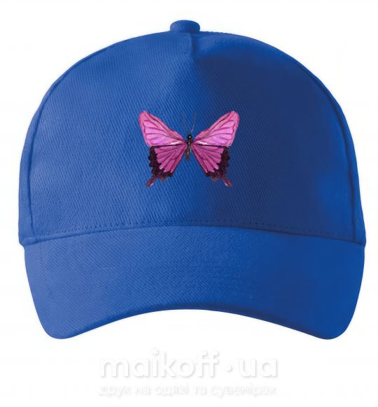 Кепка Фиолетовая бабочка Яскраво-синій фото