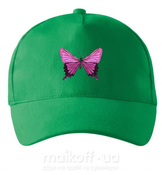 Кепка Фиолетовая бабочка Зелений фото