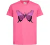 Детская футболка Фіолетово-рожевий метелик Ярко-розовый Детская футболка Фіолетово-рожевий метелик Ярко-розовый фото