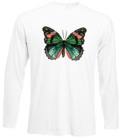 Лонгслив Помаранчево-зелений метелик Лонгслив Помаранчево-зелений метелик