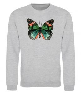 Світшот Помаранчево-зелений метелик