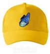Кепка Blue butterfly Сонячно жовтий фото