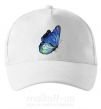 Кепка Blue butterfly Білий фото