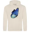 Мужская толстовка (худи) Blue butterfly Таш фото