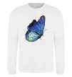 Свитшот Blue butterfly Белый фото