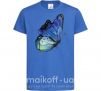 Детская футболка Blue butterfly Ярко-синий фото