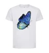 Детская футболка Blue butterfly Белый фото