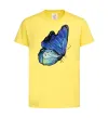 Детская футболка Blue butterfly Лимонный фото