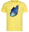 Мужская футболка Blue butterfly Лимонный Мужская футболка Blue butterfly Лимонный фото
