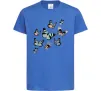 Дитяча футболка Малюнок метелики Яскраво-синій Дитяча футболка Малюнок метелики Яскраво-синій фото
