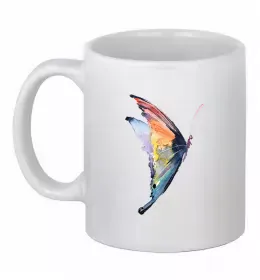 Чашка керамическая Morpho menelaus Белый фото