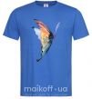 Чоловіча футболка Rainbow butterfly Яскраво-синій фото