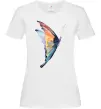 Женская футболка Rainbow butterfly Белый Женская футболка Rainbow butterfly Белый фото