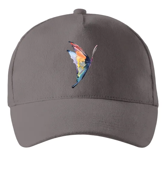 Кепка Rainbow butterfly Сірий фото