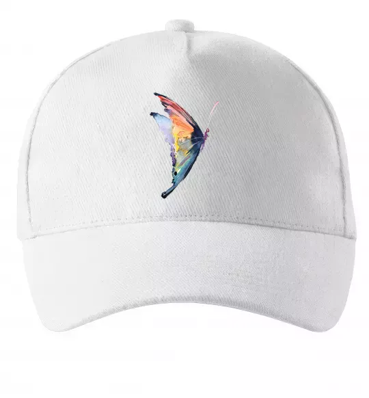 Кепка Rainbow butterfly Білий фото