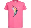 Детская футболка Rainbow butterfly Ярко-розовый фото