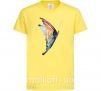 Дитяча футболка Rainbow butterfly Лимонний фото