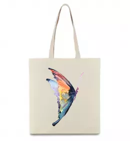 Эко-сумка Метелик арт Бежевый фото